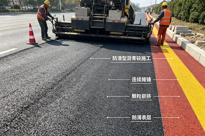 防滑型沥青砼