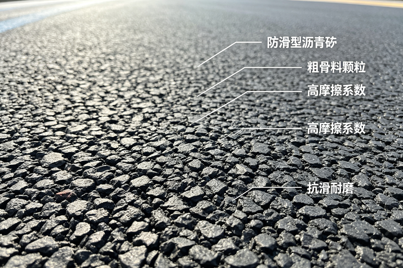 防滑型沥青砼